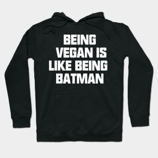 Vegan funny quote design Hoodie